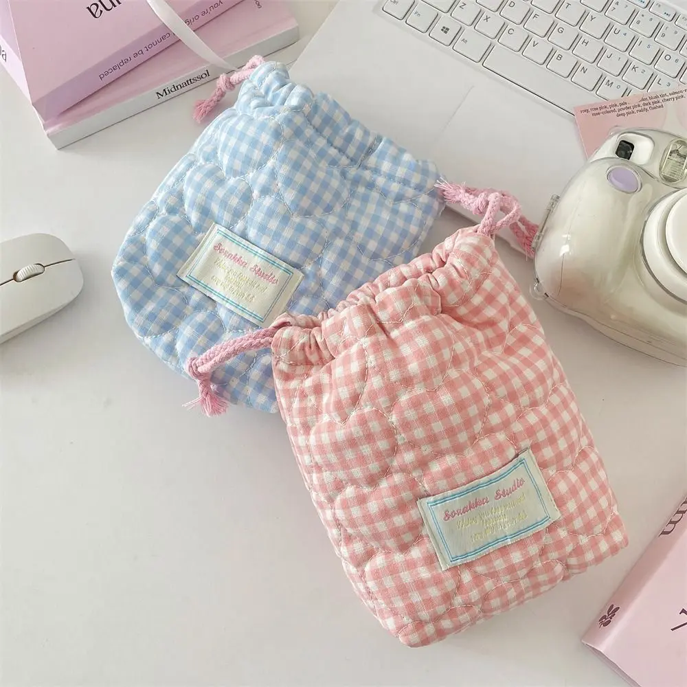 Anti-scratch Drawstring Camera Bag Small Design Handbag Camera Storage Bag Dustproof Anti-fall Small Lipstick Bag Outdoor Travel