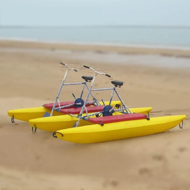 Inflatable pedal water bike, floating polyethylene material