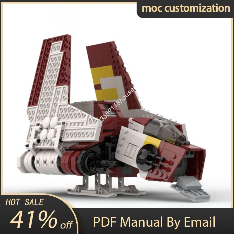 

803PCS MOC Nu-class Attack Shuttle Star Battle Model Building Block Diy Creative Assembly Educational Bricks Toys Kid Gift