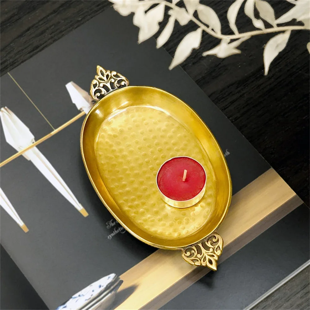 american-imported-handmade-storage-plate-vintage-hammer-brass-hollow-handle-coffee-table-fruit-plate-storage-jewelry