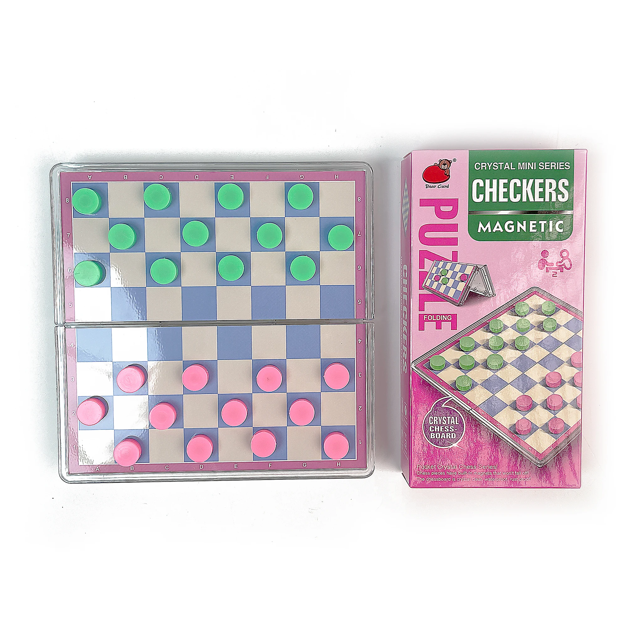

Educational Folding Magnetic Crystal Chessboard Model Kit