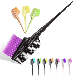 Glittering hair dye brush, stylish soft bristles, professional salon hair dye tool, hair coloring brush