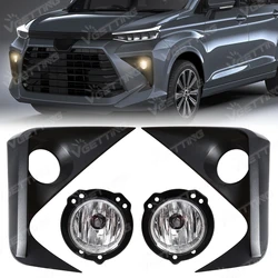 For Toyota Avanza 2022 2023 2024 2025 Fog Lamps Halogen DRL Daytime Running Lights Front Bumper Headlights Car Accessories 12V