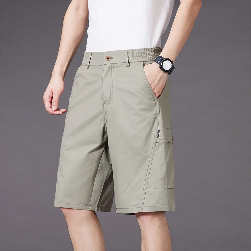 

Summer Men's Cotton Cargo Shorts Casual Hiking Fishing Shorts Big Size Shorts Men Beach Shorts Relaxed Fit Running Short 909