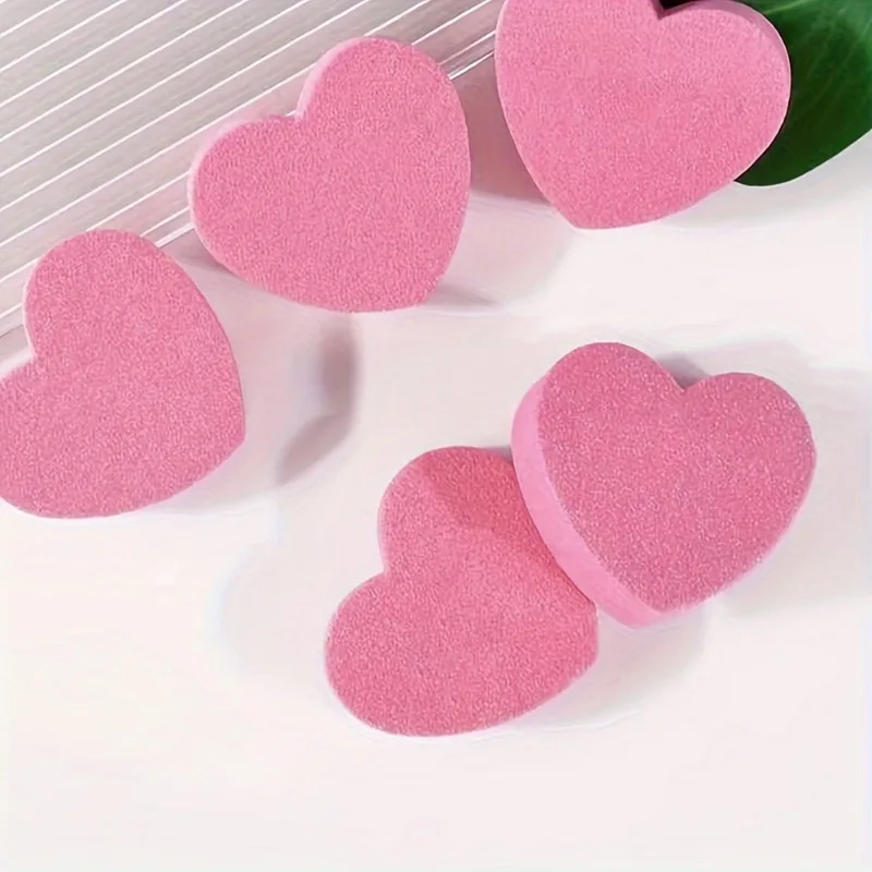 12 Sets Manicure Kit Nail Care Set: Mini File, Heart Sponge and Crystal Stick, Perfect for Polishing Jewelry and DIY Manicure