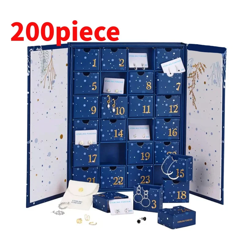 20 0piece.Custom.OUV Blank Advent Calendars Mystery Paper Surprise Calendar Advent Boxes