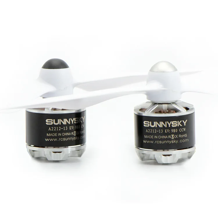 4Pcs SUNNYSKY Langyu A2212 motor with thread KV980 positive and negative teeth 9450 paddle model aircraft multi-rotor aircraft