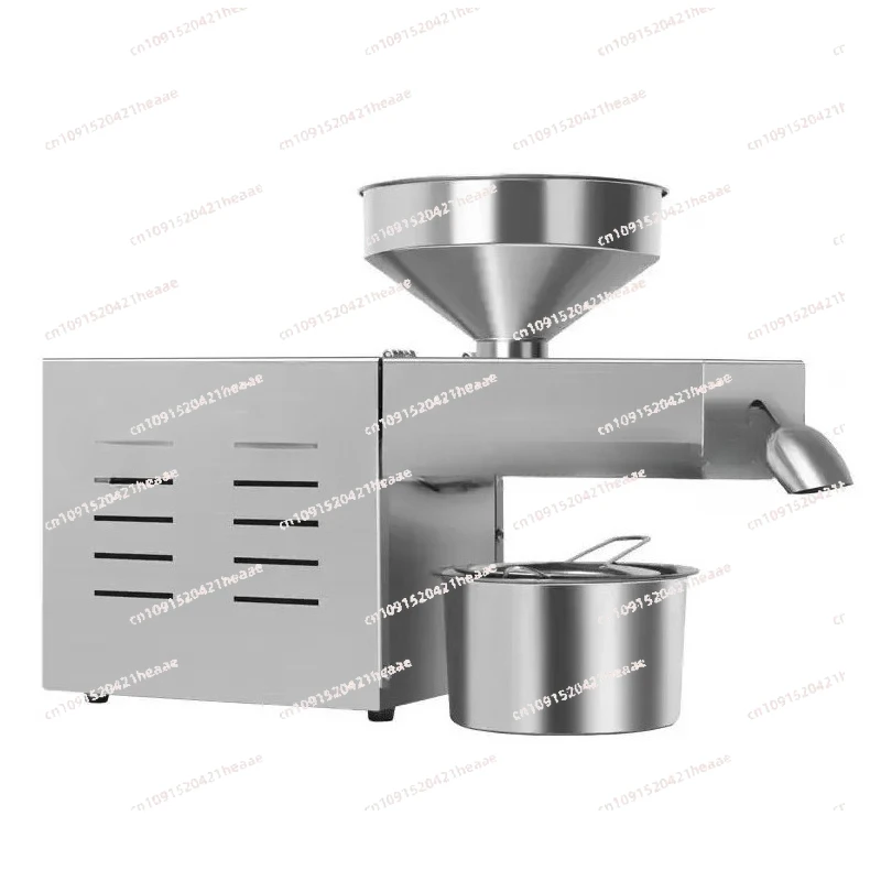 Suitable for small oil presses, household stainless steel cold pressing and hot pressing, fully automatic