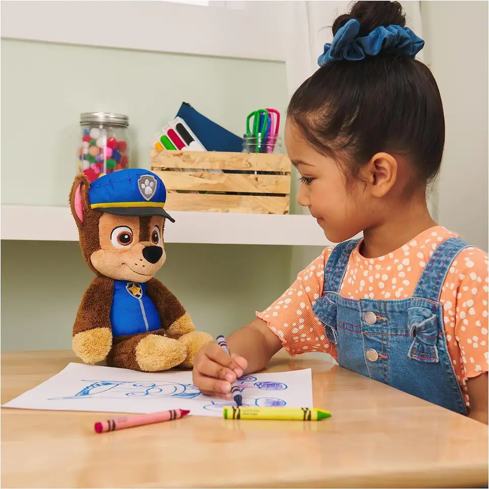 Genuine PAW Patrol Official Chase Skye Marshall Rubble Take Along Buddy Plush Toy Premium Stuffed Animal 13” 30cm Children Gift - 3