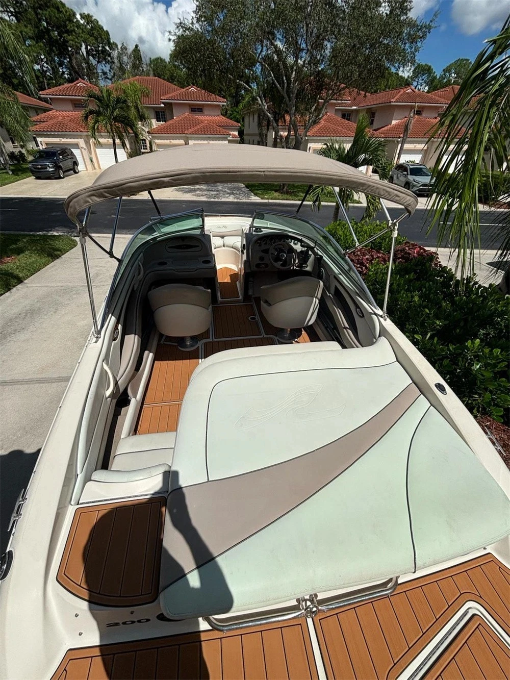 For 2008-2012 Sea Ray 200-220 Select 1/4" 6mm EVA foam Non-Slip PVC Teak Decking marine Mat seadek aqua carpet Marine Floor