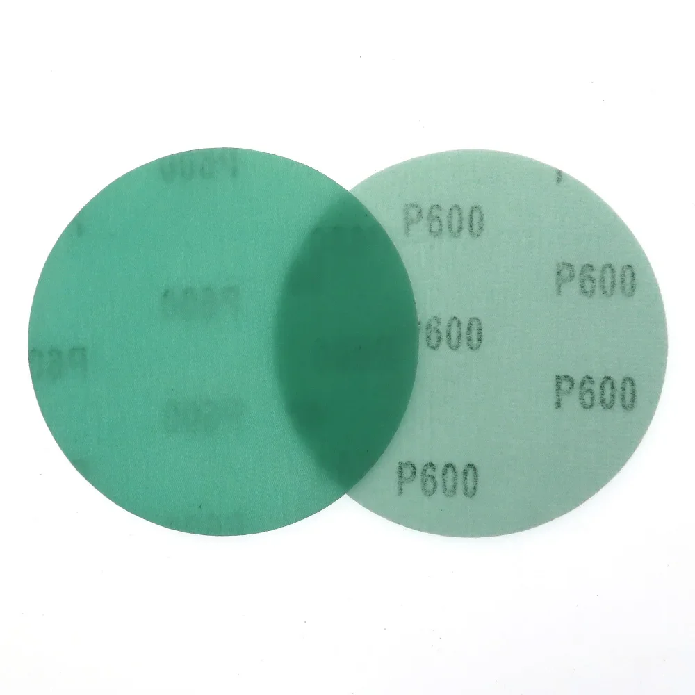 Picture 6: 6 Inch PET Film Sanding Disc 60-2000 Grits Hook and Loop 150mm Sandpaper Aluminum Oxide Wet & Dry for Car Polishing Finishing