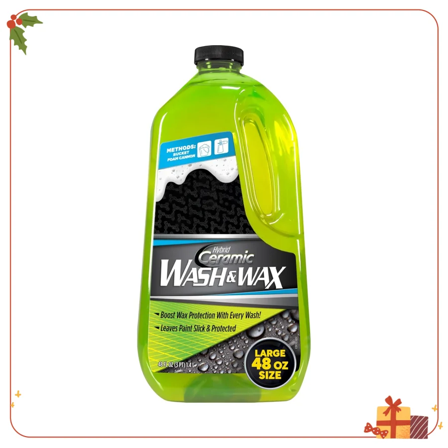 

Гибридный керамический мыть и воск: очищает, сияет и бусины, вода.