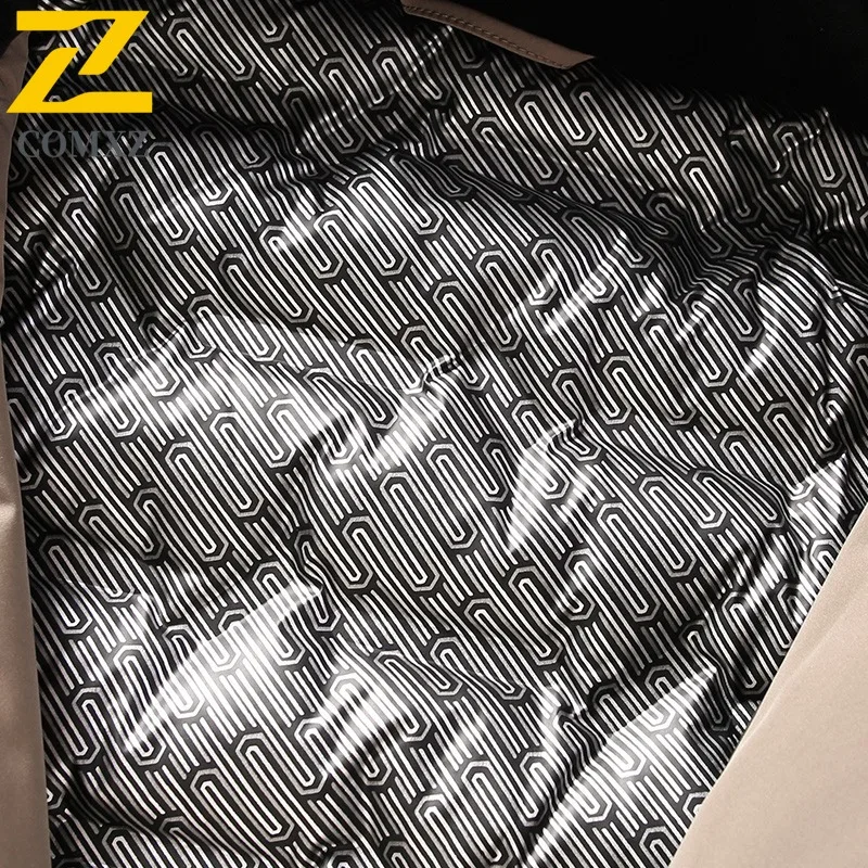 Jaket Bulu Angsa Berkualitas Tinggi COMXZ 2025 Tahan Air Berkerudung Jaket Musim Dingin untuk Perjalanan Serbaguna Kasual Jaket Berlapis Pakaian Pria