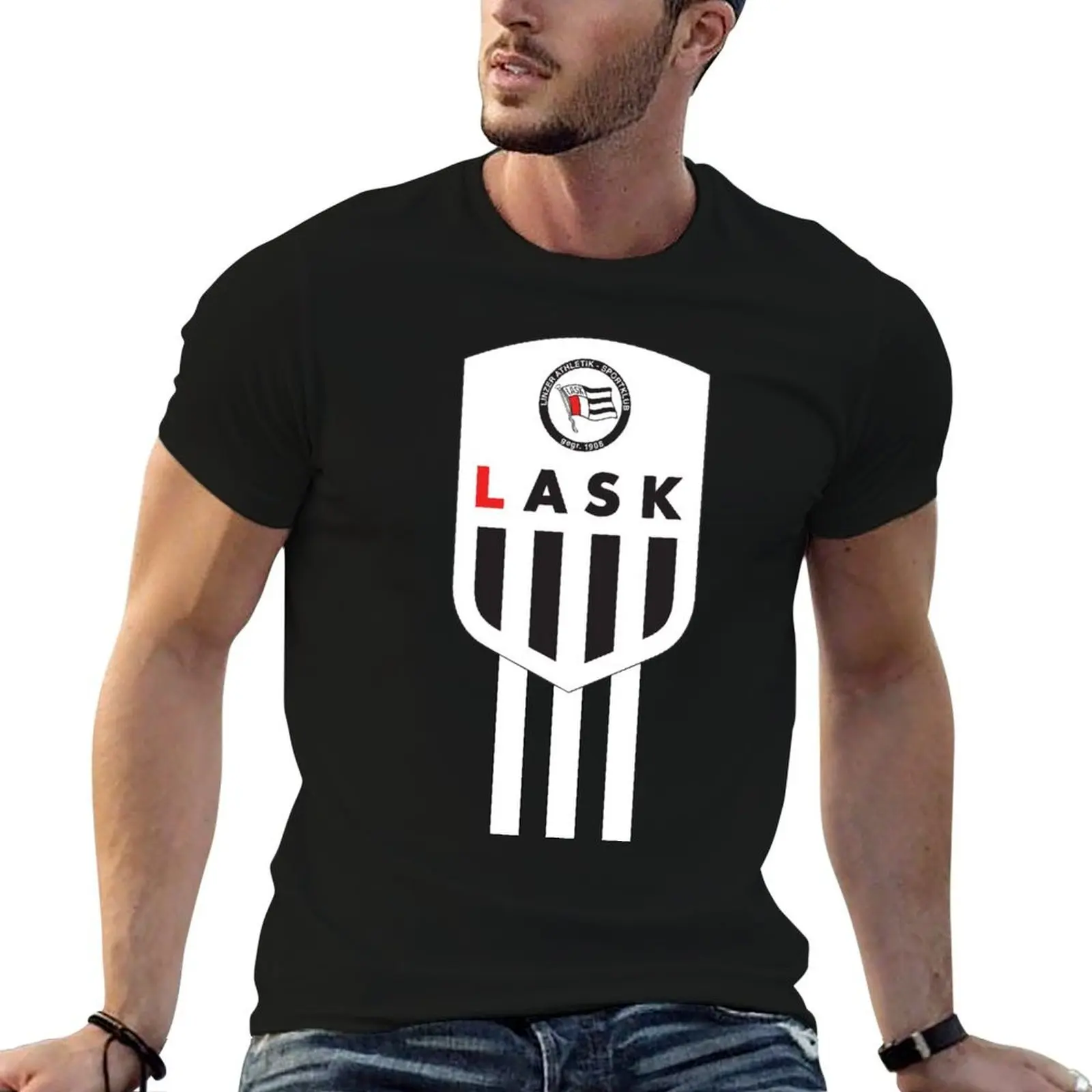 

Lask Linz Footbal fans ultras, hooligans Austria T-Shirt cotton t shirts high quality man tshirt T-Shirt
