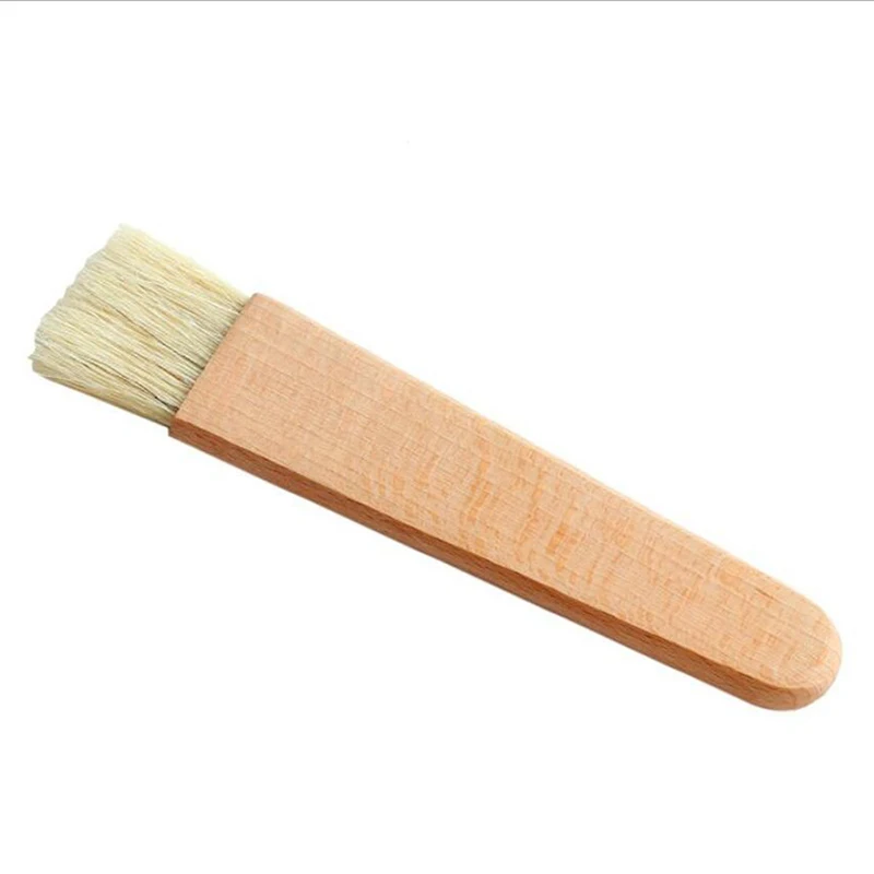 BBQ Tools Wooden Oil Brush High Temperature Baking Bakeware Bread Cook Pastry Oil Cream BBQ Tools Basting Brush