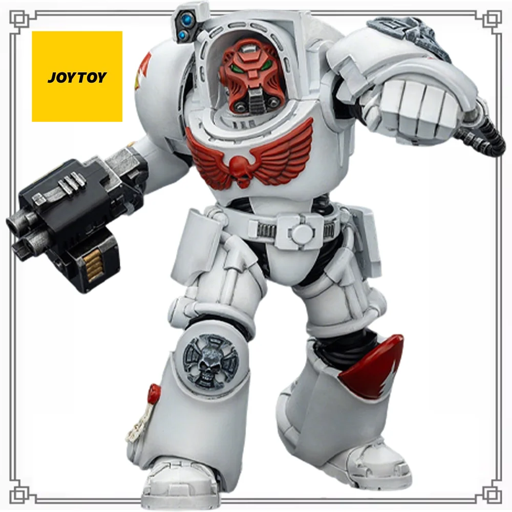 

100% Original Genuine in Stock JOYTOY WARHAMMER 40000 White Scars Terminator II, Equipped with Power Fist and Assault Cannon