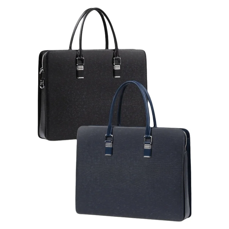 New Handbag Genuine Messenger Men Leather Anti-theft Password Lock Laptop Briefcase Multifunctional Cowhide Business Men's Bag
