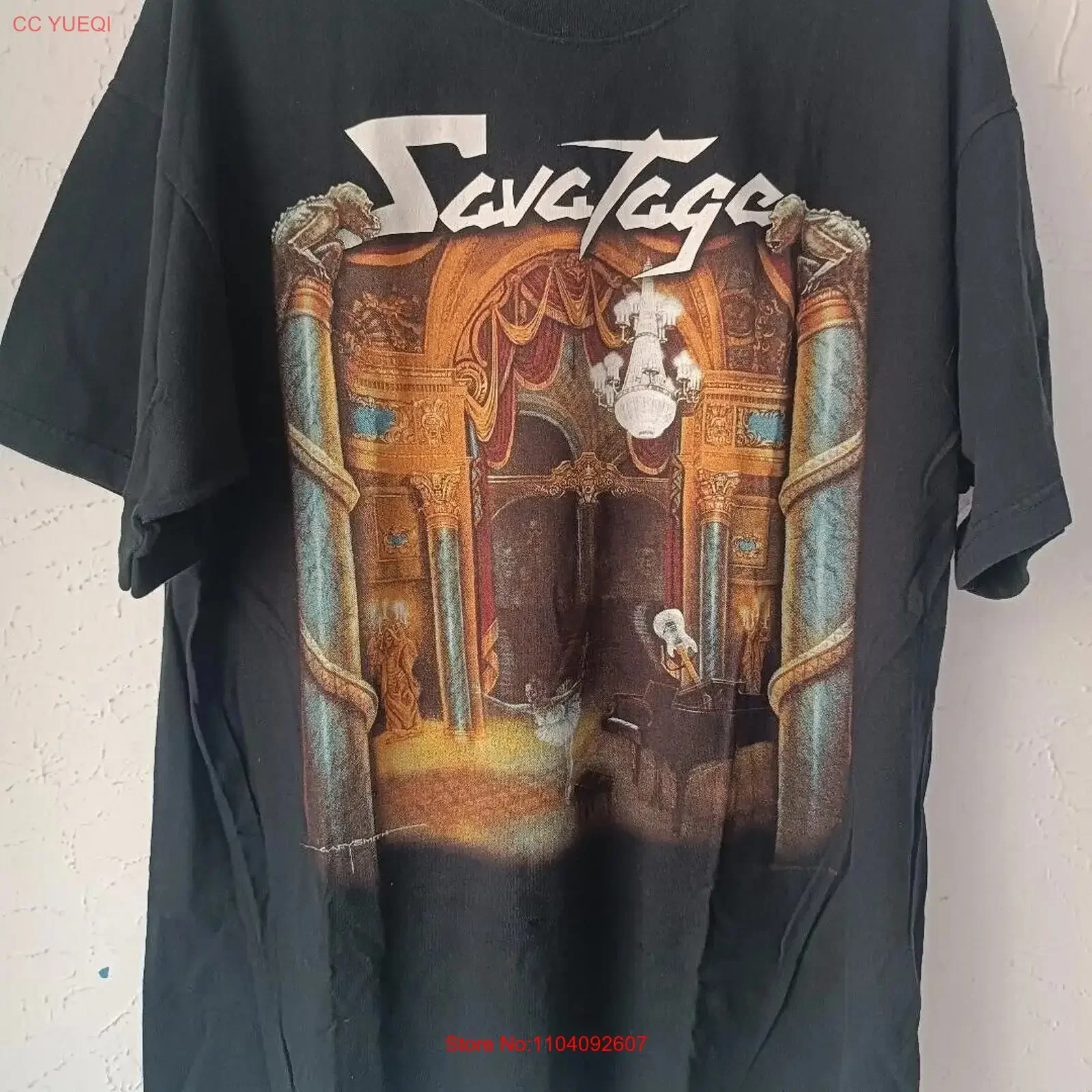 Savatage Gutter Ballet Vintage shirt reprint T AN56186 vintage Washed Stretched Breathable homme graphic fashion