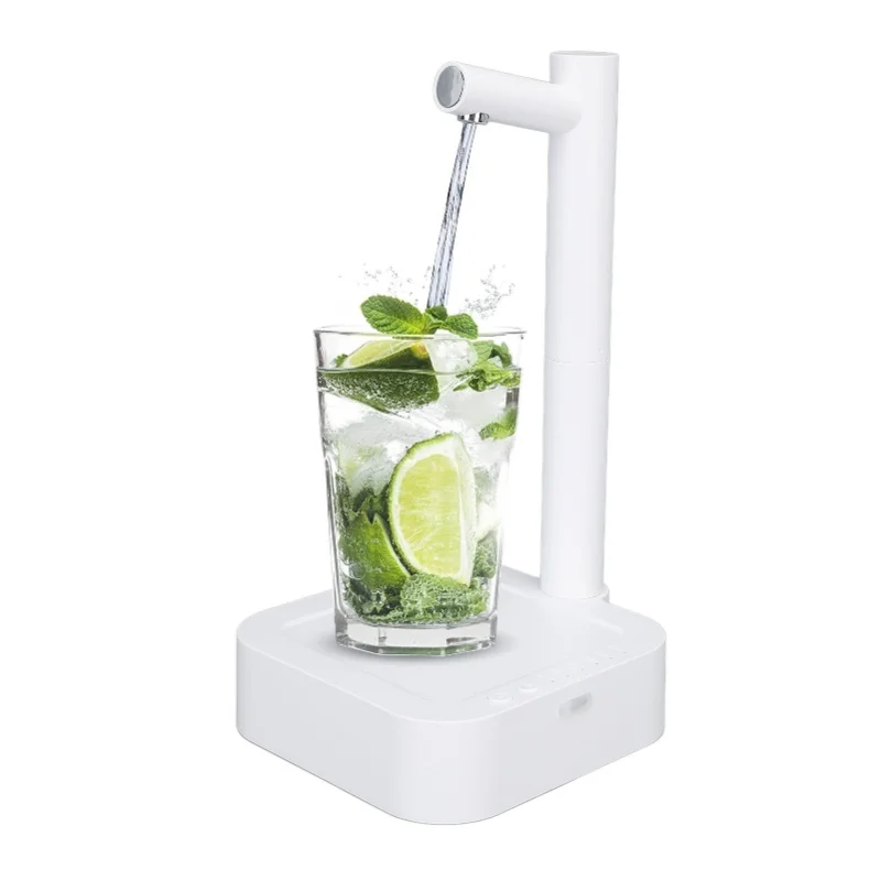 1800mAh Water Dispenser Countertop 7 Stage Quantitative Water Pump Portable White Electric Water Dispenser For Home Room Office