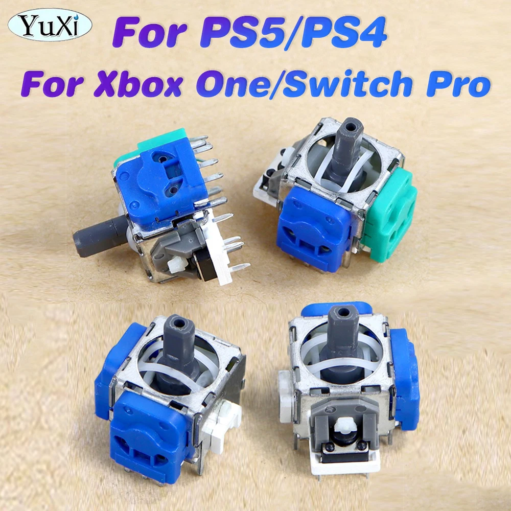 

1Pc For PS5 PS4 3D Hall Electromagnetic Joystick Sensor Module For Xbox One Switch Pro Potentiometer Thumbstick Rocker Repair