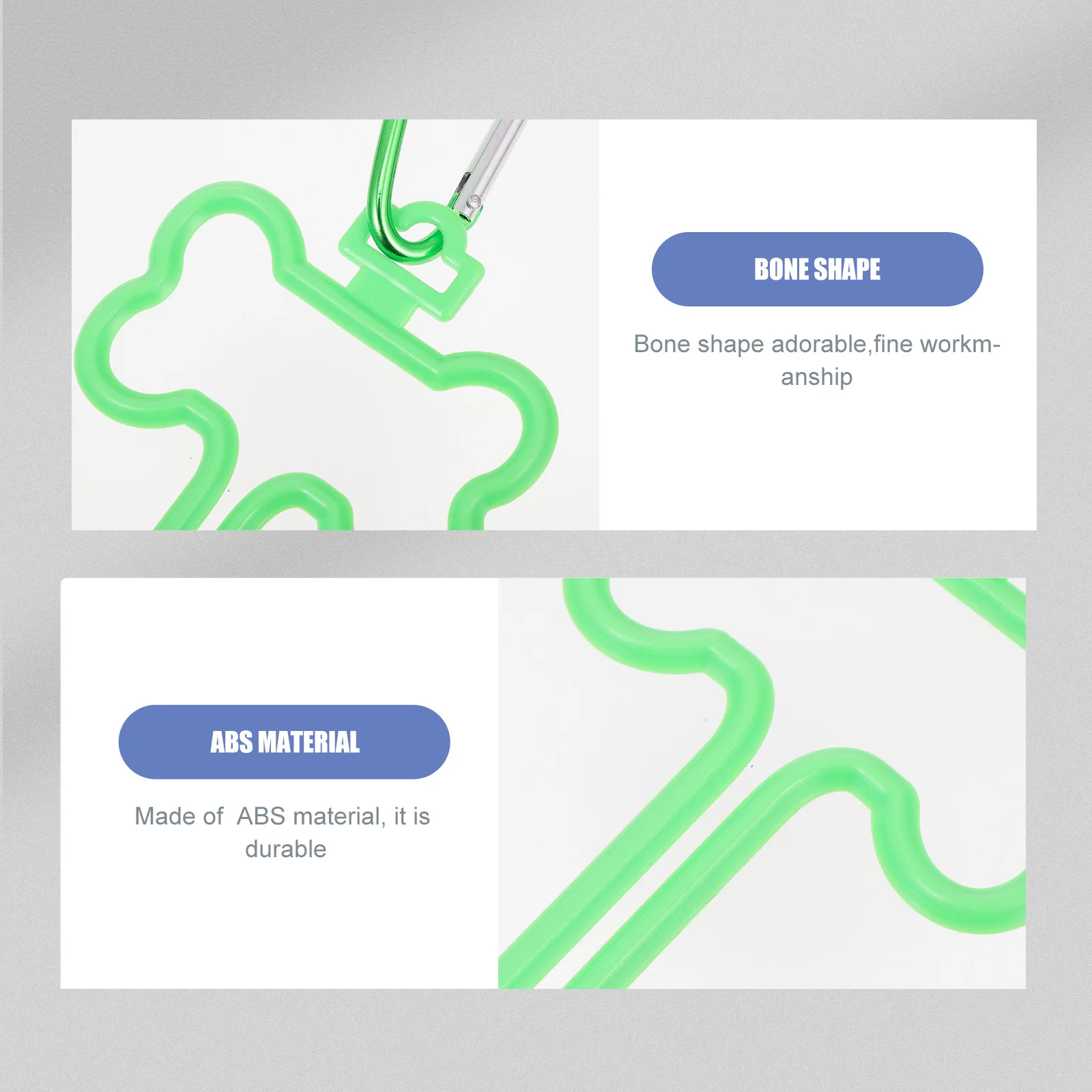 

5Pcs Pet Waste Bag Holders Durable ABS Material Strong Load Bearing Capacity Small Size Lightweight Easy to Use