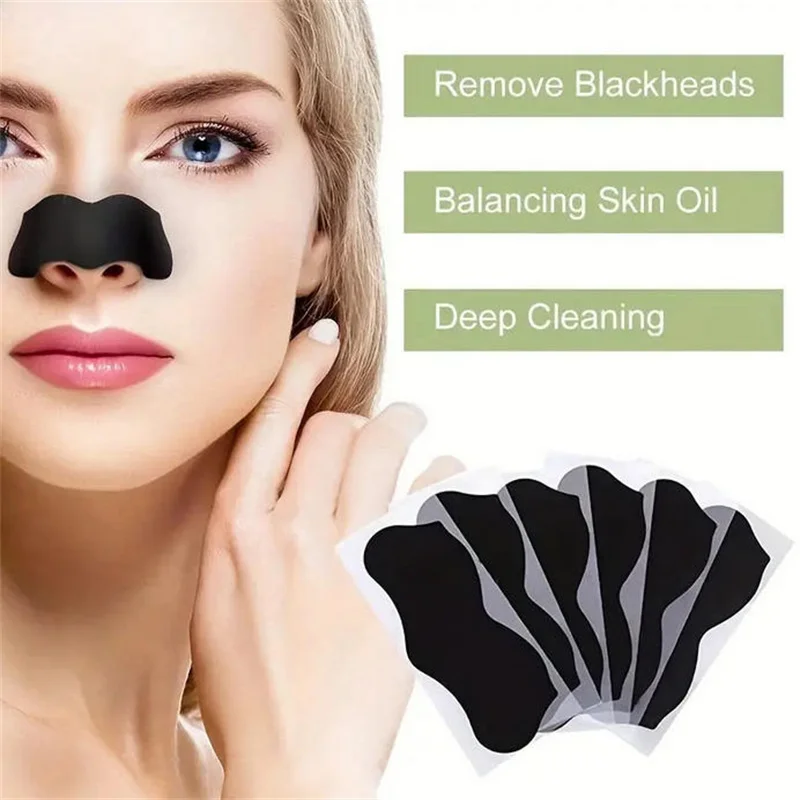 10/20/50/100PCS Deep Cleansing Nose Pores and Blackheads - Peel-and-stick Nose Cleaning Patch, Cleansing Facial Care Tool