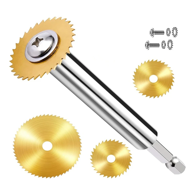 PVC Pipe Inside Cutter(4Pcs Saw Blades) With 1/4 Inch Hex Shank,Plumbing Inside Cutter Internal Plastic ABS Pipe Cutter Durable