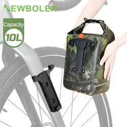 NEWBOLER 10L Quick Release Bicycle Fork Bag 10L Waterproof Electric Hunting Bike Bag Electric Bike Bag Bicycle Accessories
