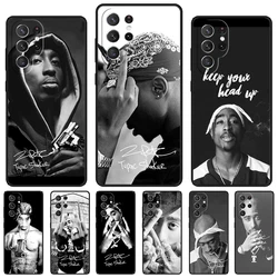 2Pac Tupac Shakur signed Rap Rapper phone case For Samsung Galaxy S24 S23 S22 Ultra Note 10 20 Plus S8 S9 S10 S20 S21 FE Cover