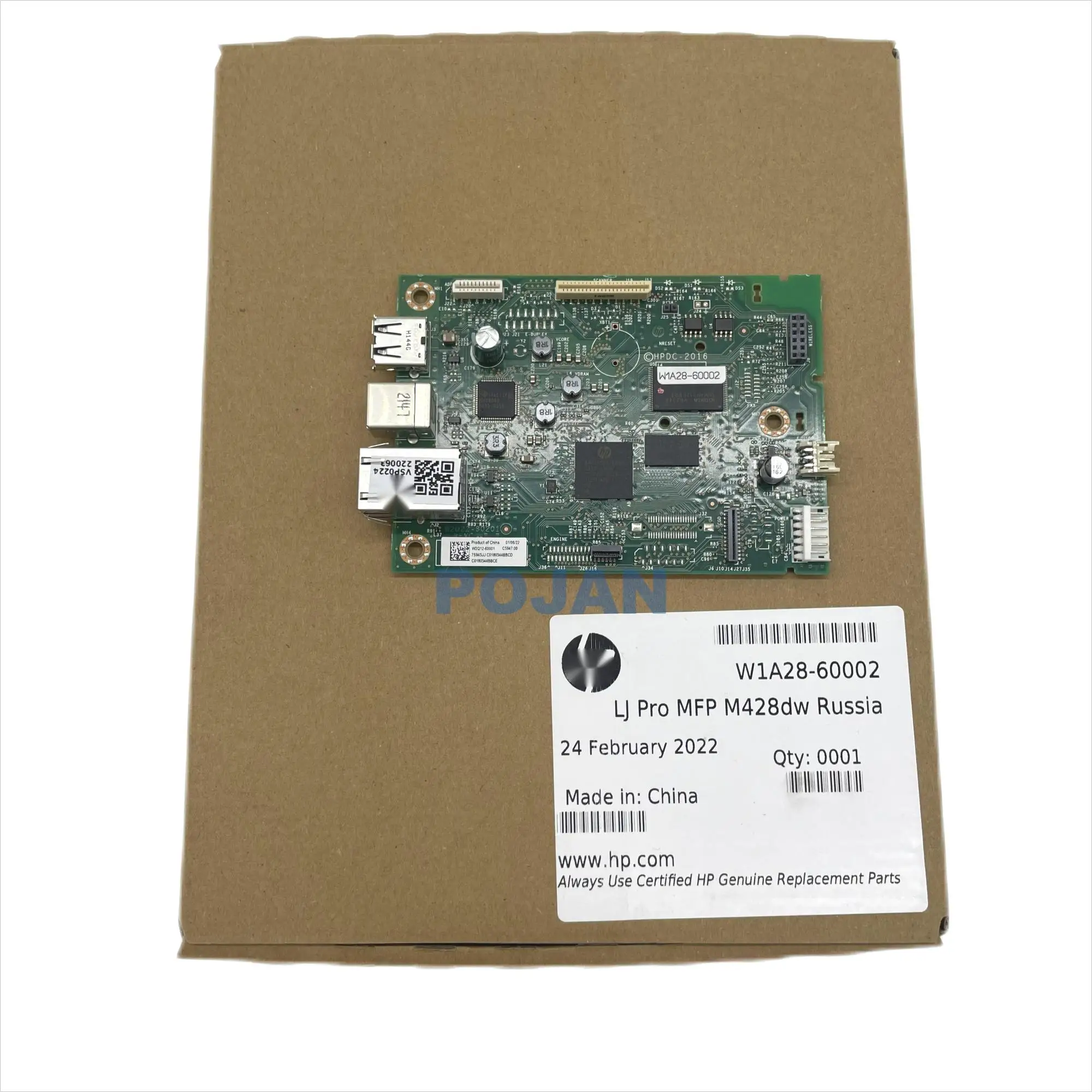 W1A28-60002 PCA Formatter Board Fit For Laserjet M428DW Printer Parts POJAN