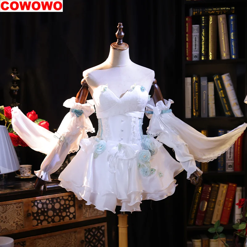 

COWOWO Genshin Impact Lynette Dress Cosplay Costume Cos Game Anime Party Uniform Hallowen Play Role Clothes Clothing