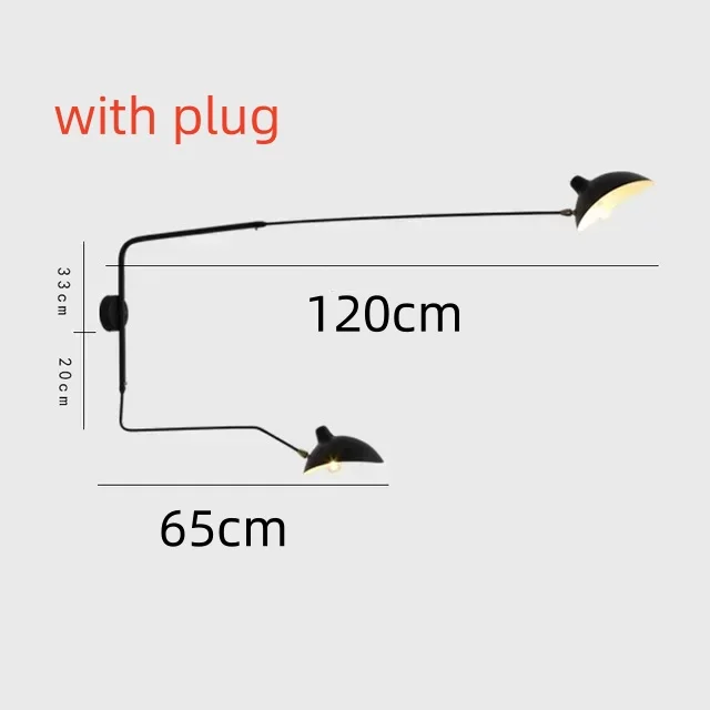Mouille Plafondlamp Nordic Spider Hanglamp Multi 3/6heads voor Woonkamer Slaapkamer Zwart Armatuur Home Decor