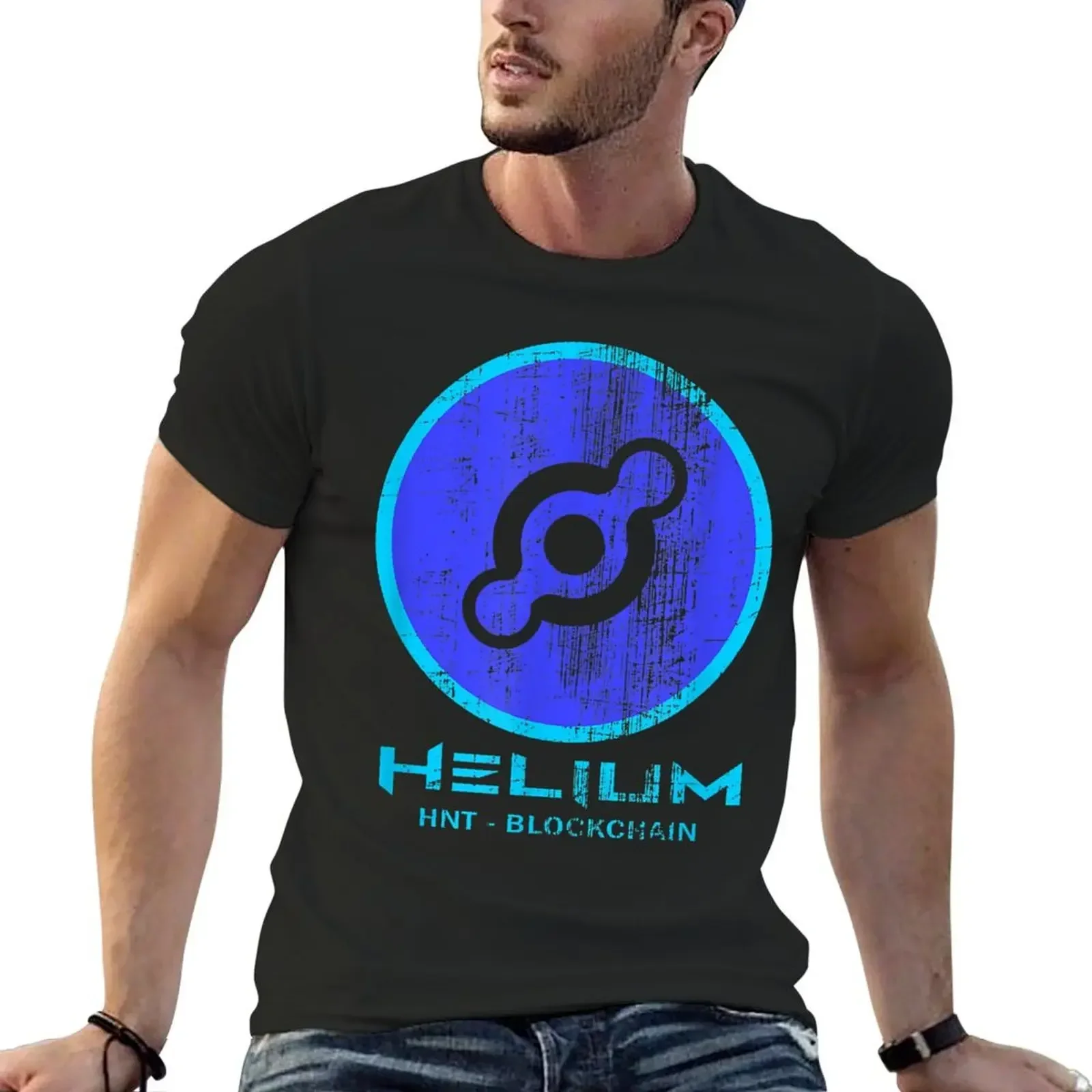 Helium Miner Crypto HNT Hotspot Coin Hodl Cryptocurrency T-Shirt custom shirt anime Blouse anime shirts men