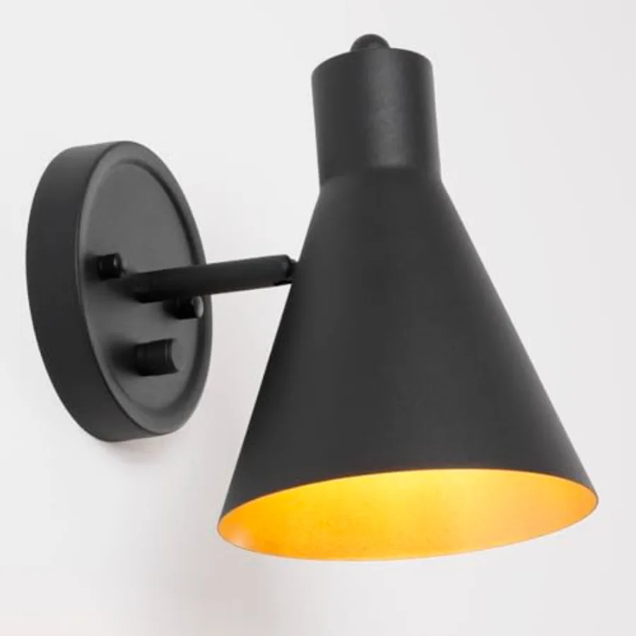 

Wall Sconces Wall Sconce with Switch Bathroom Vanity Light with Metal Shade Dimmable Sconces Wall Lighting for Bedroom Living R
