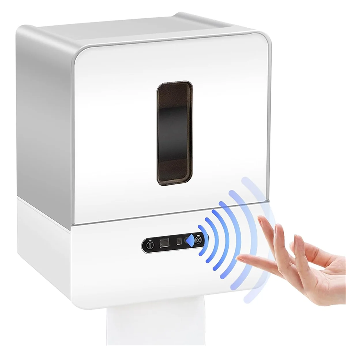 

MCGS-Smart Touchless Toilet Paper Dispenser,Electronic Senor Paper Towel Dispenser, with Night Light,USB Charging