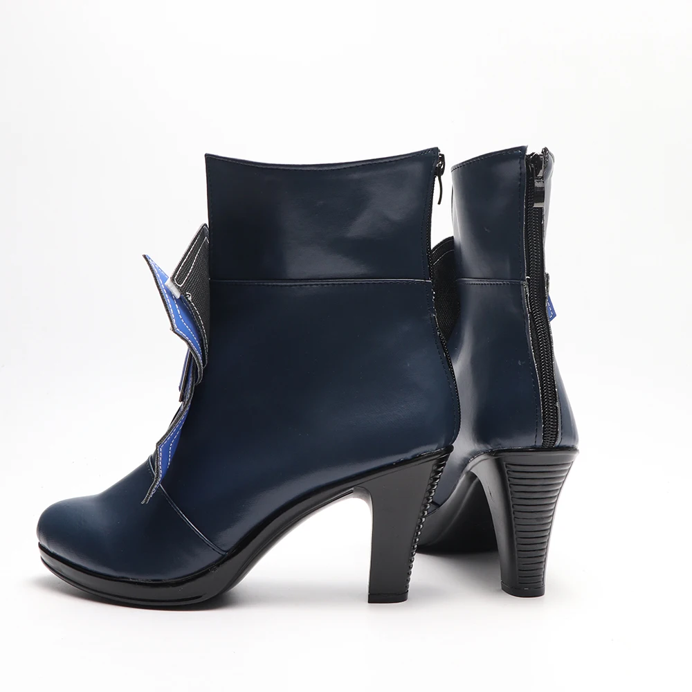 Bottes de Cosplay de jeu Genshin Impact Furina, chaussures personnalisées, accessoires de fête d'halloween de grandes tailles pour hommes et femmes