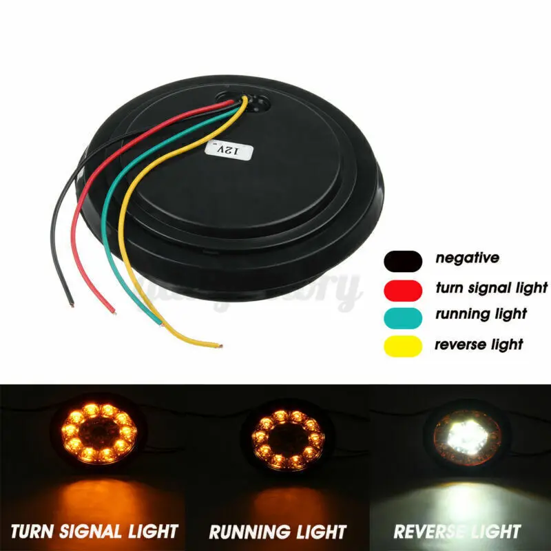 1 Set 12V 24V Round 16 LED 4