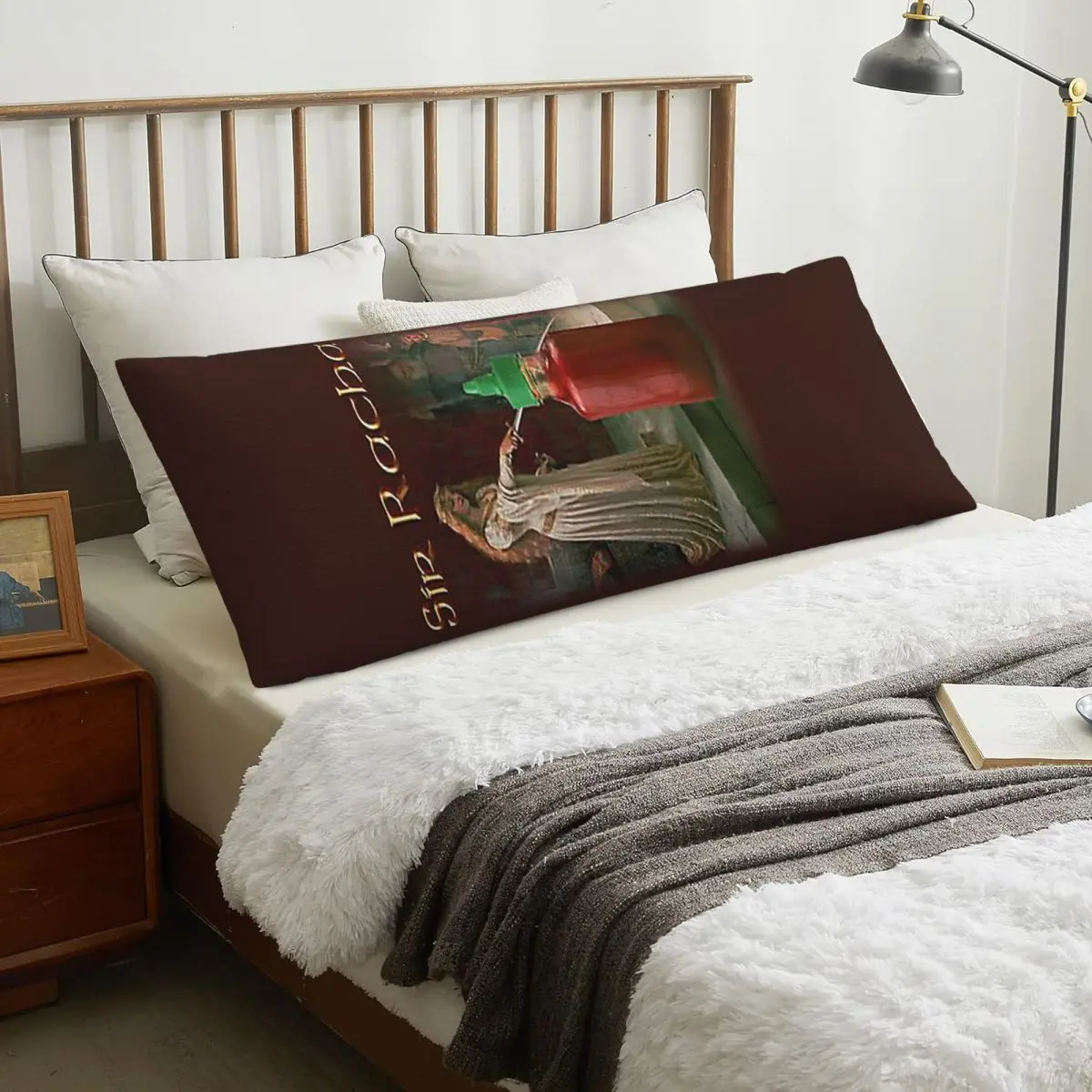 Funda de almohada rectangular con salsa de Sir Racha Sriracha, funda de cojín decorativa de poliéster para cama, almohada cómoda para el hogar