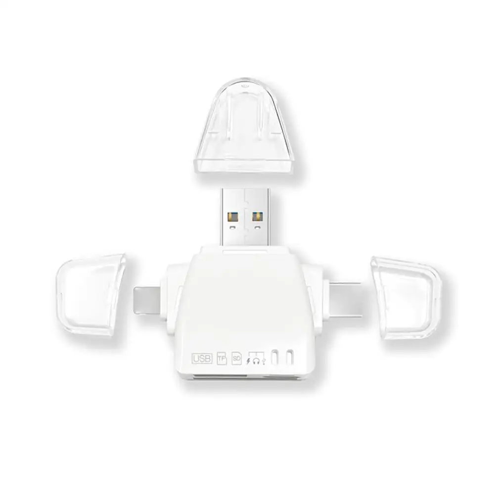 7 In 1 Card Reader Usb 3.0 Type C To Sd Tf Memory Card Flash Drive Adapter For Pc Laptop Accessories Multi Cardreader Z8a9