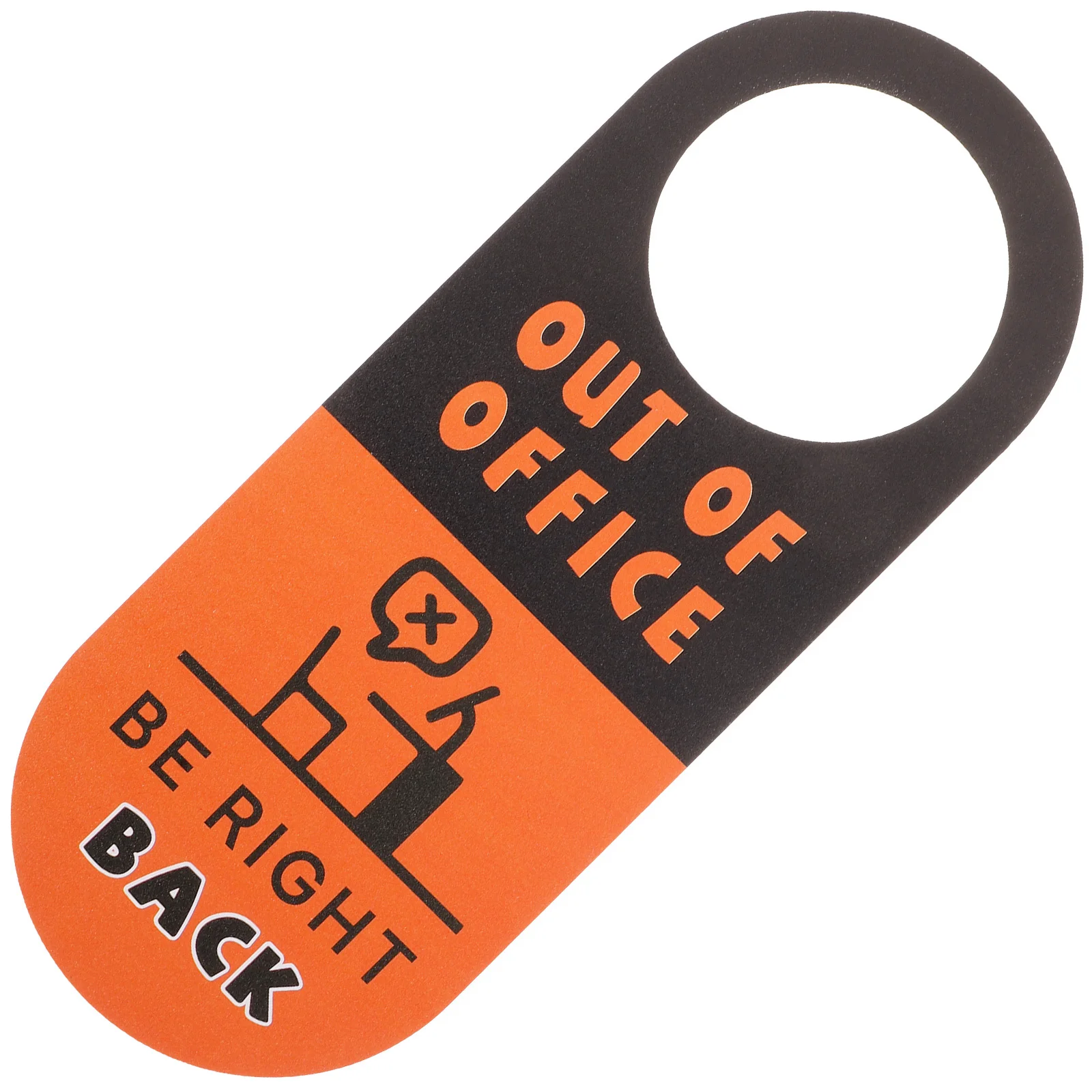 مقبض شماعات علامة مزدوجة الجوانب مكتب فندق معلقة العلامة استخدام علامات الباب لباب المكتب معلقة مجلس عرض إشعار #2