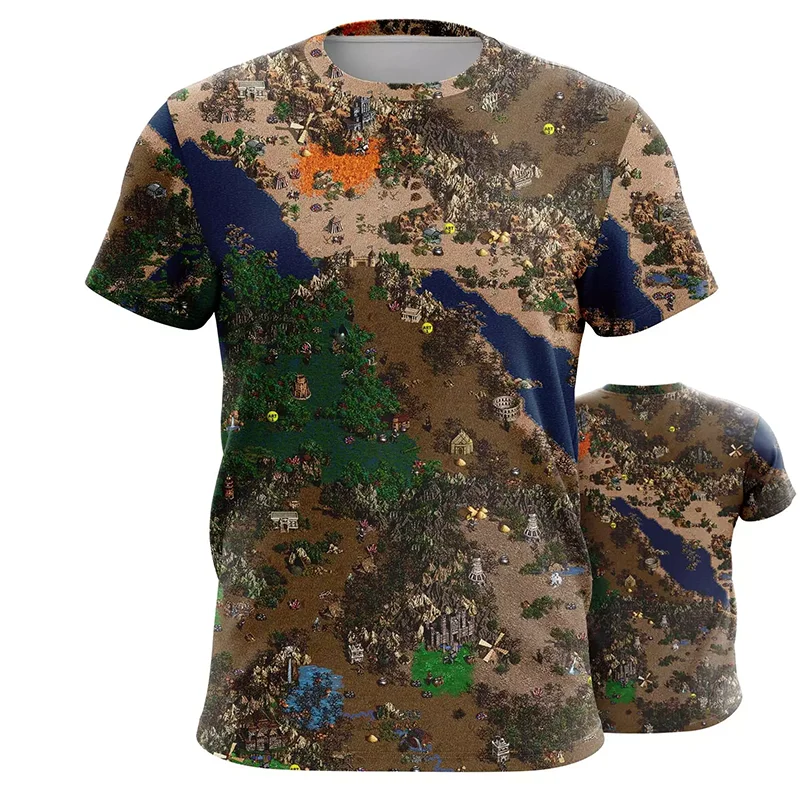 Summer Heroes Of Might And Magic T-Shirts Game 3D Print Men Women Fashion Oversized Short Sleeve T Shirt Male Tees Tops Clothing