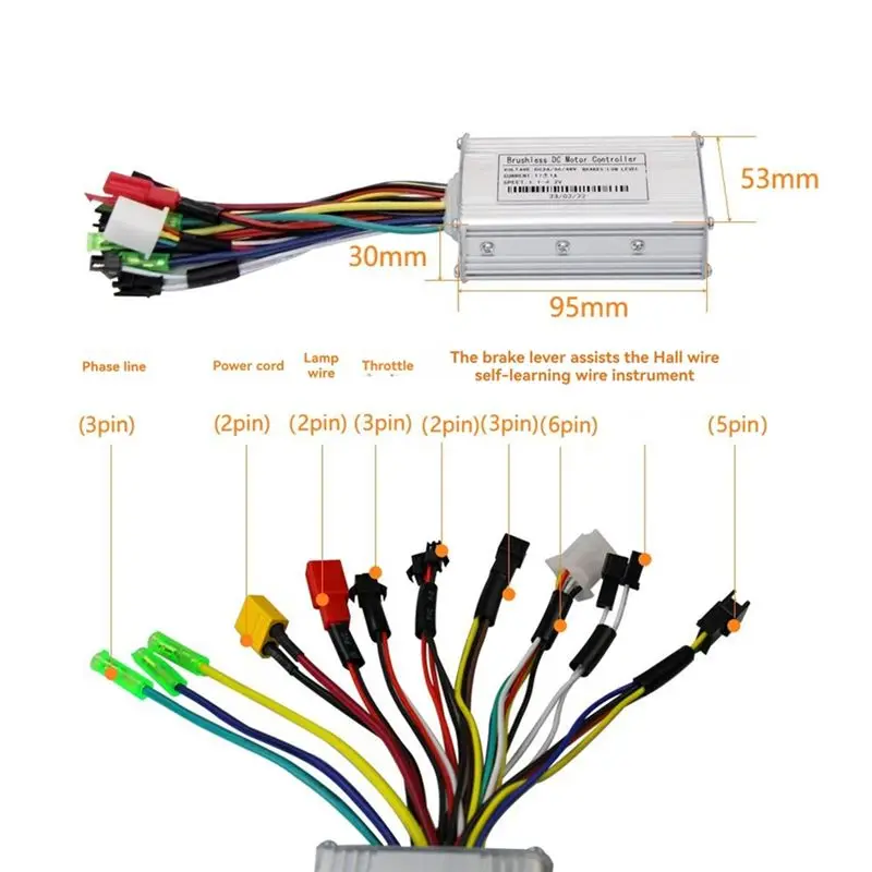 RALCA-Controller S861 LCD Kit 36V 48V 250W 350W Brushless Motor Drive For Electric Mountain Bike Scooter Part