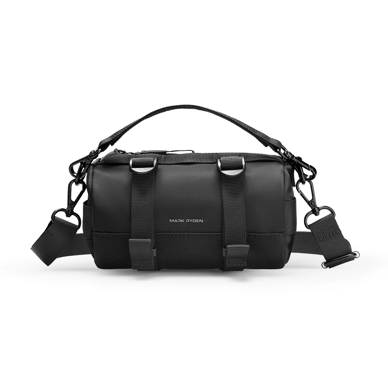 

Mark Ryden Multi-functional cylinder bag kidney bag men's crossbody shoulder bag fashion casual biker style