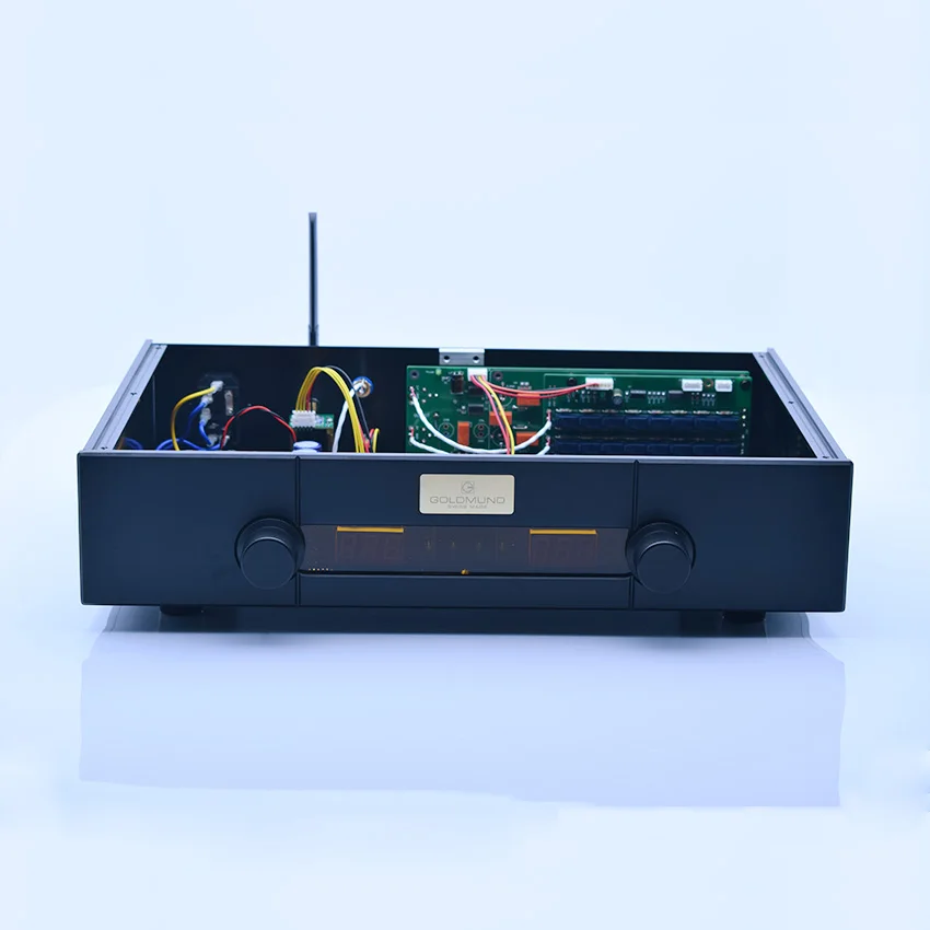 NEW Gaowen black chassis optical fiber coaxial input Bluetooth 5.0 built-in ES9038Q2M decoder board relay audio control