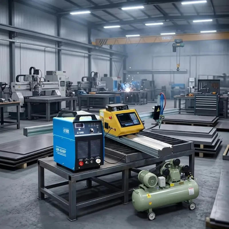 Small-Size CNC Plasma Cutting Machine - 100A Air-Cooled System With 10mm Cutting Capacity