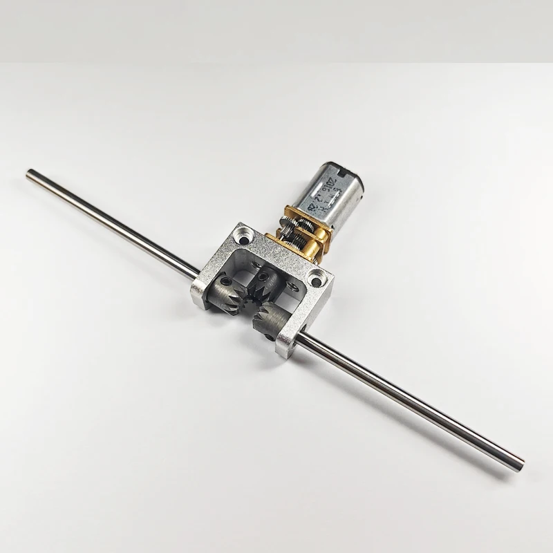 

2/3Mm shaft N20 motor rear axle power transmission box 90 degrees 1:1 bevel gear box bevel gear T commutator