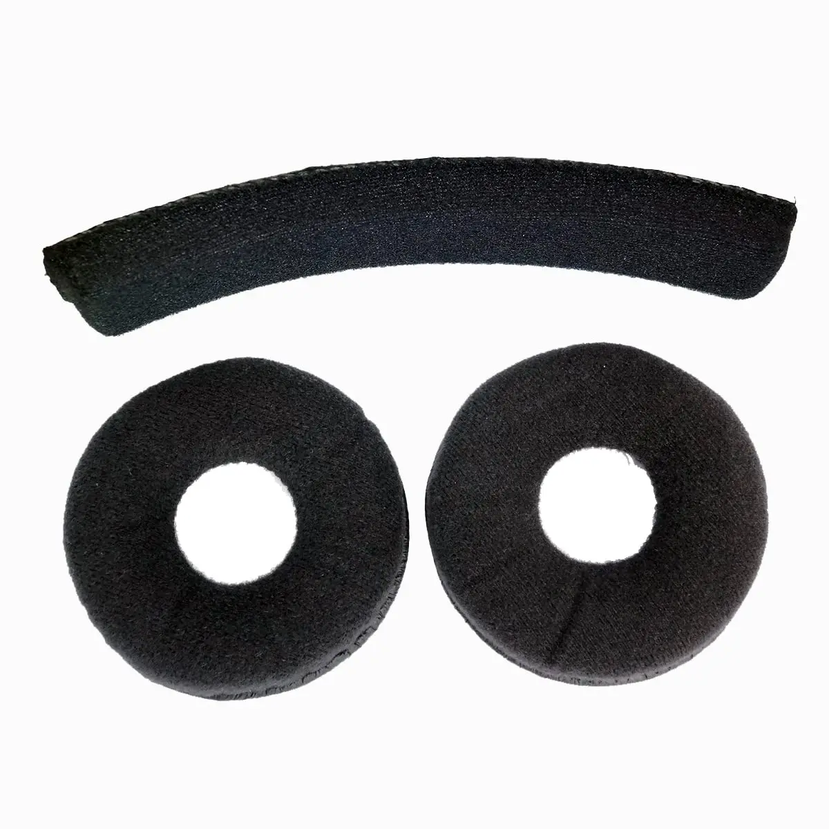 Replacement Flannelette Earpads+ Headpad Parts for for Sennheiser PC165 PC166 PC160 PC161 PC163  PC310 Headphones Earmuffs(1Set)