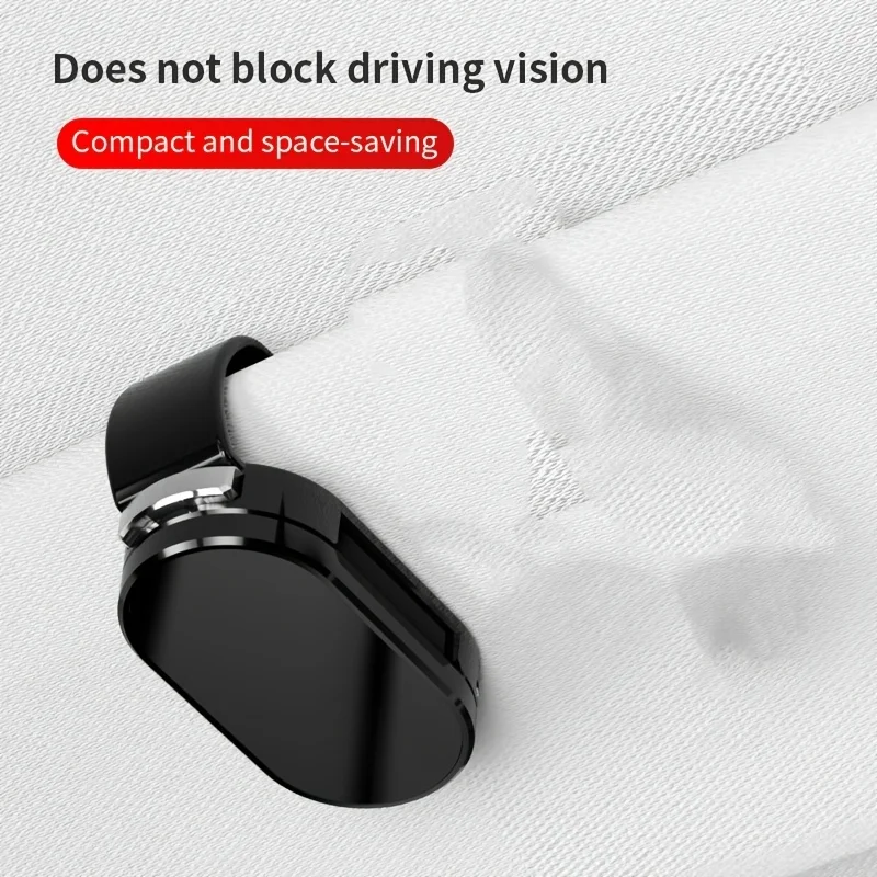 1-Piece Car Glasses Clip, One-Handed Operation, Suitable for All Car Models, Safety Sunshade Accessory, Car Glasses Accessory, Suitable for Car Glasses, Minimalist Glasses Clip, Smooth End Clip, Halloween, Christmas Gift