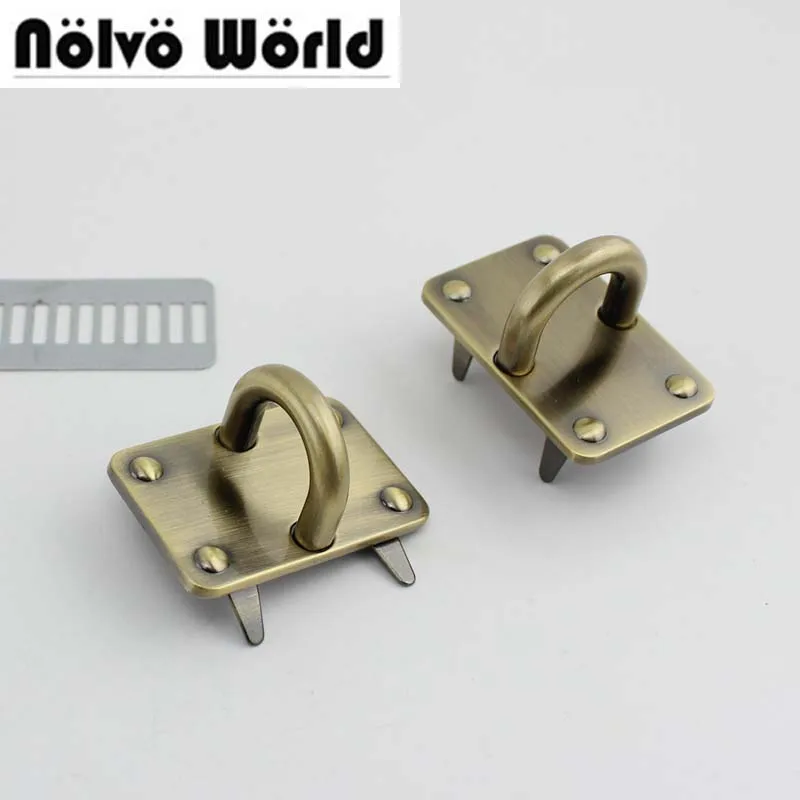 

10-30pcs 3colors 43*29mm Big alloy gold metal arch bridge connector hanger for bags belts strap 10pcs