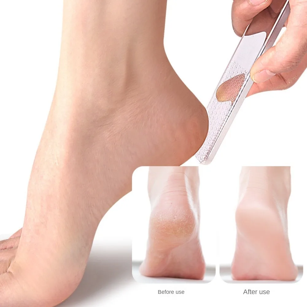 Depurador de pies Nano vidrio, herramientas para el cuidado de los pies, herramienta de pedicura de vidrio transparente, escofinas de pedicura, eliminador de callos y piel muerta